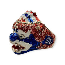 Thai amulet ring Hanuman Monkey King Lucky Charms Pendant Protection Bring Wealth Lp Im Genuine Authentic Adjustable Size 62 - 68