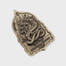 Thai Amulet Taowesuwan Jaosur Lanna back with Naga Wat Ronhkumluang BE 2565