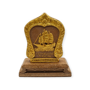 Thai amulet Lp Tuad Home worship statue with Wealth Ship Attracted Money Success