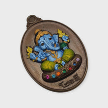 Thai amulet Lord Ganesh Chokdee Lucky edition Wat Sanamchai Bring Wealth Success Code 18 Nawaloha