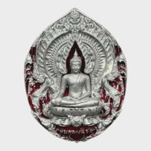 Thai amulet Phra Phuttha Chinnarah with Phra Phrom (Four-Faced Buddha) Lp Phat