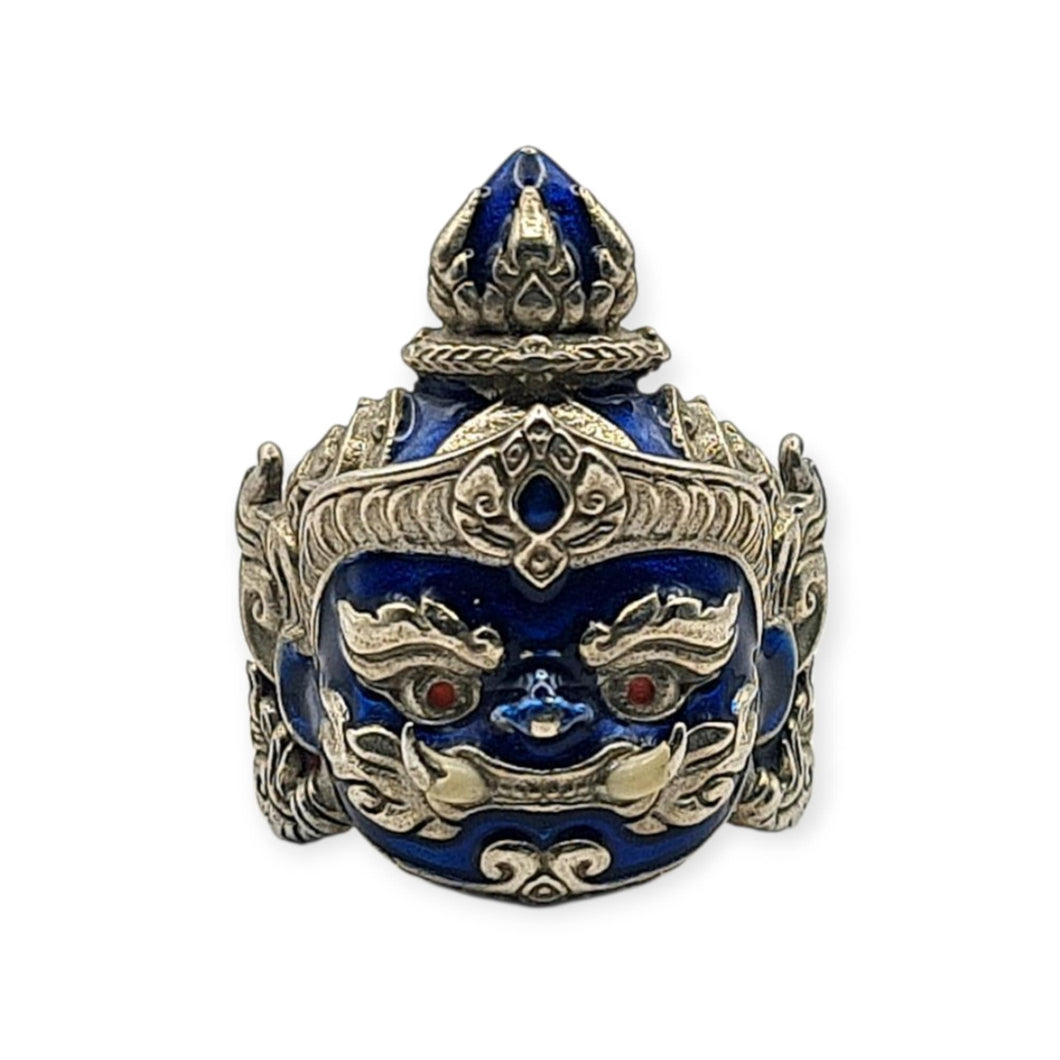 Thai amulet ring Taowesuwan Ruaysap Lp Phat Wat Huayduan size 56 - 62 Protection Charm pendant