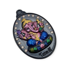 Thai amulet Lord Ganesh Chokdee Lucky edition Wat Sanamchai Bring Wealth Success Lucky Charm Pendant Waterproof case Genuine holy blessed