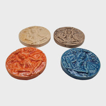 Phra Jatukam Ramathep Sethtee Taveesap Edition Set of 4 – Enamel Coated Thai Amulet Wealth & Protection Charm