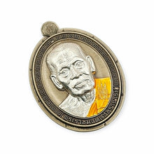 Thai Amulet Dragon Millionaire 2 LP Phat Silver Mask Dragon Enamel Back Code 168 Wealth Luck