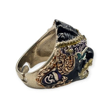 Thai amulet ring Hanuman Monkey King Lucky Charms Pendant Protection Bring Wealth Lp Im Genuine Authentic Adjustable Size 62 - 68