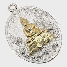 Thai Amulet LP Sothorn – 255 Years Edition (Wara Pised) BE 2568 Chanuan Material Gold Mask Silver coated Number 8