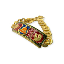 Thai Amulet Bracelet Les Pan Lan 2 LP Phat 100 Years Anniversary Brass Enamel
