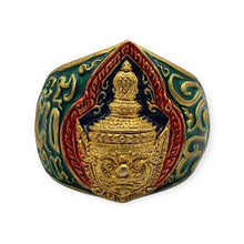 Thai amulet ring Taowesuwan Lucky Lp Phat Wat Huayduan size 56 - 62 Protection Lucky Pendant