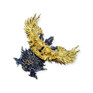 Genuine Thai amulet phaya krut garuda Namoputtaya Chanamarn edition Wat Kruttaram Grant Wishes Win Over Rival Lucky Charm