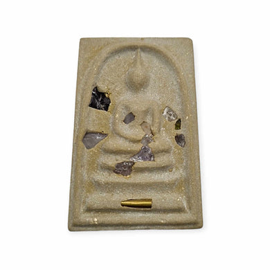 Thai amulet phra somdej Phra Sungkarah Lucky Charm Buddha pendant Holy blessed Protection Grant wishes Waterproof case