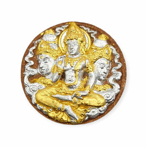 Thai amulets Phra Jatukam Ramathep , Saprachan batch Wat Mahathat BE 2550 Luang Nui