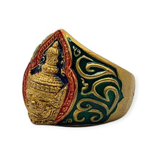 Thai amulet ring Taowesuwan Lucky Lp Phat Wat Huayduan size 56 - 62 Protection Lucky Pendant