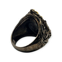 Thai Taowesuwan Ring LP Wan Ruay Nurduang BE2563 Black Gold Size 60 Code13