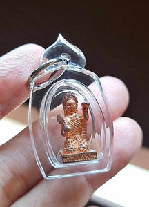 Thai amulet rooplor little statue Phra Mae Posob Goddess of Rice BE 2554 Lucky Protection Attracted Wealth Genuine Authentic