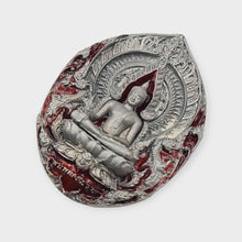 Thai amulet Phra Phuttha Chinnarah with Phra Phrom (Four-Faced Buddha) Lp Phat