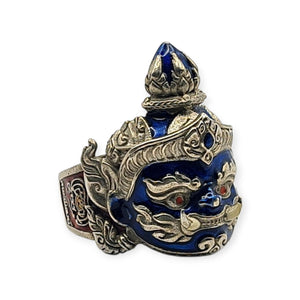 Thai amulet ring Taowesuwan Ruaysap Lp Phat Wat Huayduan size 56 - 62 Protection Charm pendant