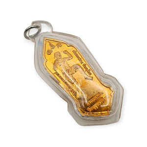 Thai amulet rian Yamo back with Nai Kanomtom Lp Chan Wat Tumphrathammat Protection Bring Luck