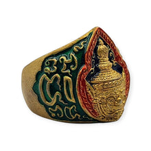 Thai amulet ring Taowesuwan Lucky Lp Phat Wat Huayduan size 56 - 62 Protection Lucky Pendant