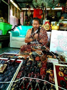 Thai Amulet Sarika Bird with Back with Dragon – Lersi Noi Blessed Love Wealth Charm