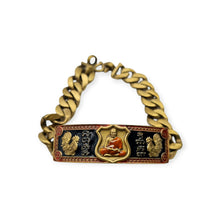 Thai Amulet Bracelet Les Pan Lan 2 LP Phat 100 Years Anniversary Brass Enamel