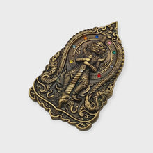 Thai Amulet Taowesuwan Jaosur Lanna back with Naga Wat Ronhkumluang BE 2565