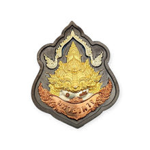 Thai amulet Rian Garuda Phaya Krut Back with Phra Rahu Mahathep Maha Baramee, Maha Aumnaj edition Lp Phat