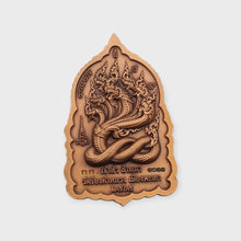 Thai Amulet Taowesuwan Jaosur Lanna back with Naga Wat Ronhkumluang BE 2565