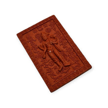 Thai amulets Goddess Guan Yin Back with Pra Potisat Ahwalogiteasuan Aj Mom Niranam (Lp Kleang Wat Nongad as co blessing)