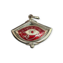 Thai Amulet Occult Sorcery Holy Magic Third Eye Tippaya Mahavech in Sterling silver by Lp. Nean Keaw Created Gambling Luck Good Fortune