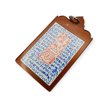 Thai amulet loop tai Phor Tiang Front of Bucha Setting hand written Protection Invulnerable