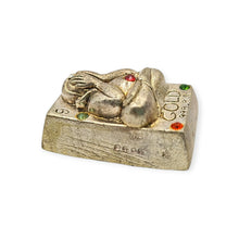 Thai Amulet LP Chamnan Phra Pidta Gold Bar BE2556 Nava Loha Silver Takrut