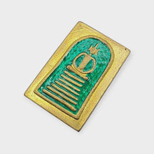 Thai Amulet Phra Somdej Pim Gadechaiyo 7 levels, Green Longya Colour with Back Flat Surface – Wat Hangnum (Code No. 52) Lp Phat Wat Huayduan