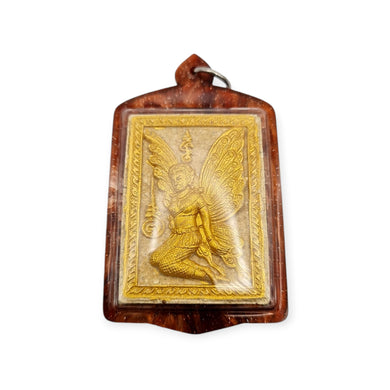 Thai amulet Goddess Mont Salika Business Wealth Lucky Charm Pendant Authentic Business Talisman