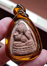Thai amulet Phra Pidta Pangpakan Maha Lap – Red Wan Powder, Wat Ma Muang Khao, Nakhon Si Thammarat (BE 2553 / 2010)