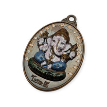 Thai amulet Lord Ganesh Chokdee Lucky edition Wat Sanamchai Bring Wealth Success Lucky Charm Pendant Waterproof case Genuine holy blessed