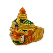 Thai amulet Taowesuwan Ring Vessa Pusa LP Liang Blessed Gem Adjustable Alpaca Code 5