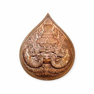 Thai amulets Rien Phra Narai Song Krut (Riding on Garuda) , Baramee Udomsap edition by Lp Udomsap , Wat Veruwan Thammaviharn.