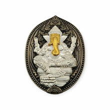 Thai Amulet Lord Ganesha Pornsumrej LP Im Wat Tungnamai Alpaka Silver Gold Mask