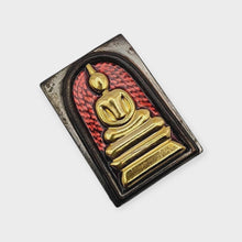 Thai Amulet Phra Somdej Pink Longya Background Gold Mask Coated – Wat Hangnum (Code No. 63, Kammakarn Version, Tok Code Pised) Lp Phat Wat Huayduan