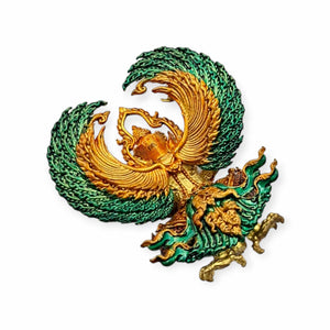 Thai amulet Phraya Krut Garuda Maha Sethtee 1st Edition Phra Aj Nikom Lucky Charm Pendant Authentic Genuine