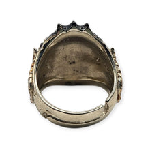 Thai amulet ring Hanuman Monkey King Lucky Charms Pendant Protection Bring Wealth Lp Im Genuine Authentic Adjustable Size 62 - 68