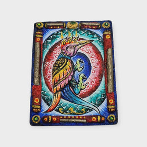 Thai Amulet Sarika Bird with Back with Dragon – Lersi Noi Blessed Love Wealth Charm