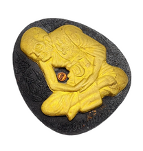 Thai Amulet Phra Pong Lp Thuad Gold Mask by Lp Kalong Protection Buddha Pendant Trimath 50 Edition 5.5 cm