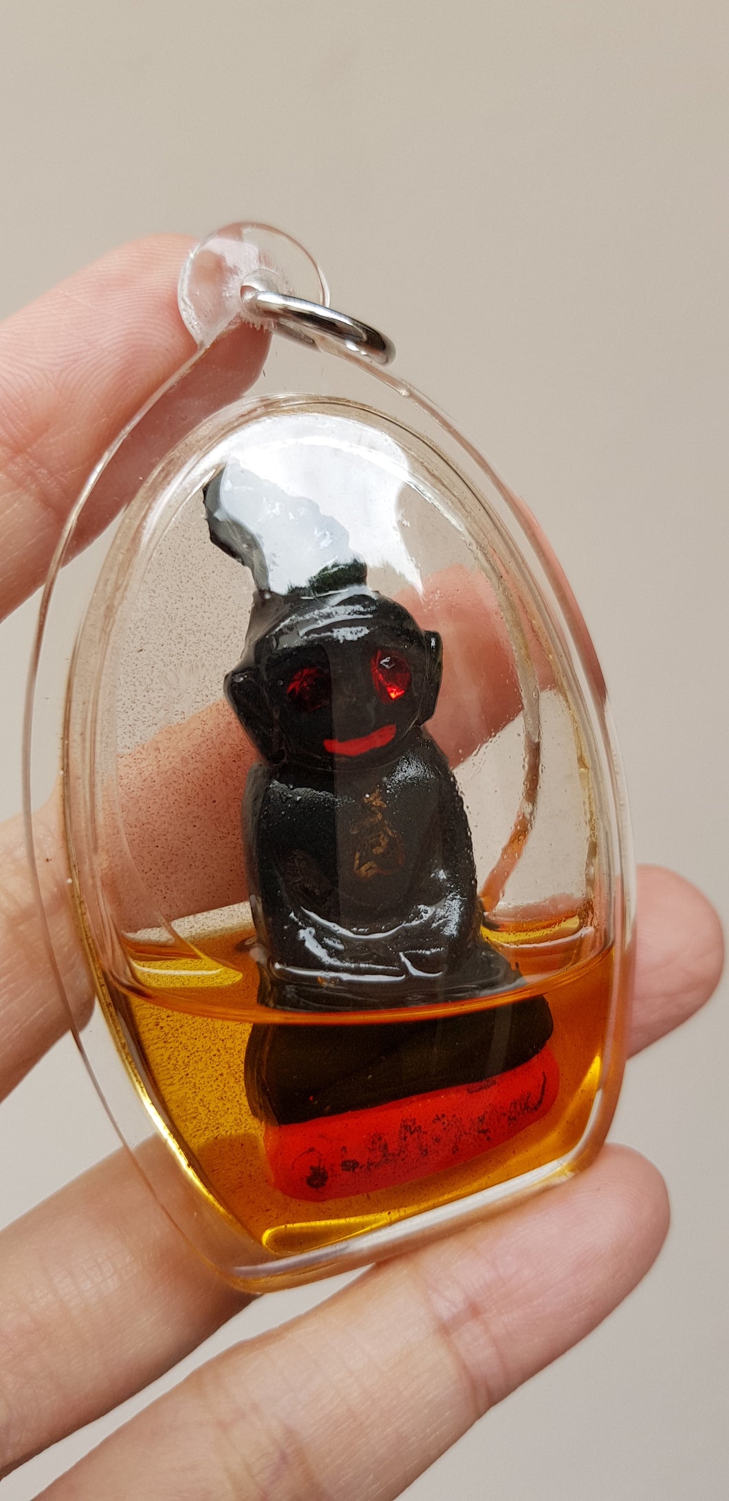 Thai Amulets Phra Ngang red eyes in charm oil Grant wishes Bring success