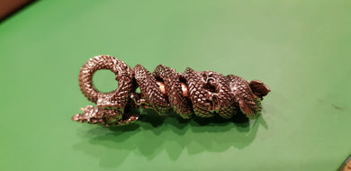 Thai amulets Takrut Naga Nakkarah Waikru'93 Lp Nean