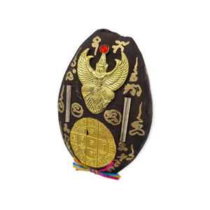 Thai Amulet Biagea Phraya Krut Garuda Open Wealth Lucky Fortune Protection Lp Waranchai