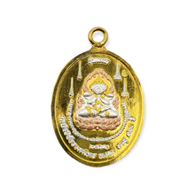 Thai amulet Rian Huang Chiam First Edition Back with Phra Pidta Lp Simpalee Lucky Buddha Charm Pendant