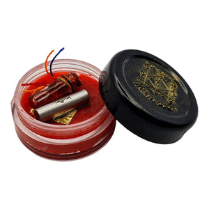 Thai Amulet Holy magic Wax Balm Seepueang Num Mun Nangyoa Kruba Kumfan Lucky Love Charm Metta Maha Saneah