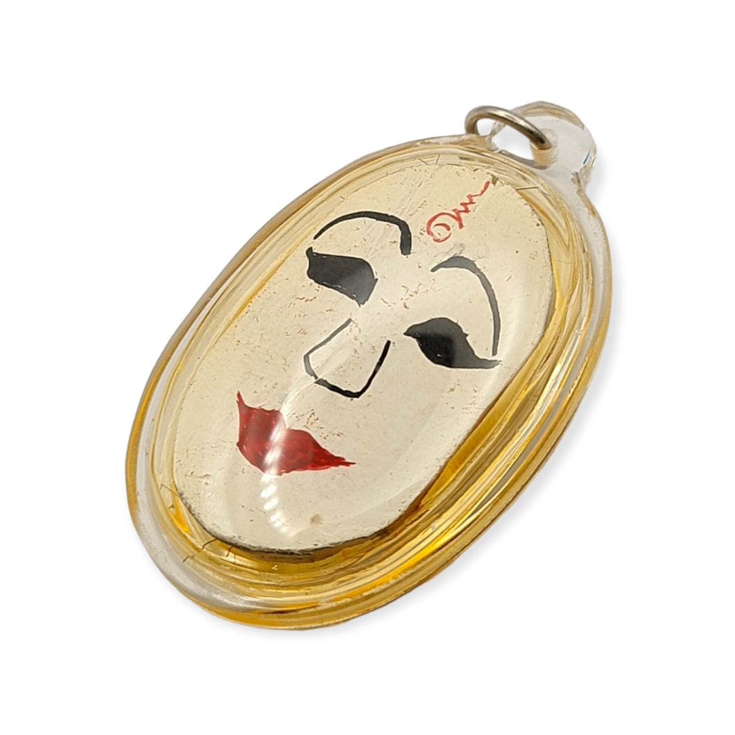 Metta Mask Thai amulets Prai Mask Metta Maha Saneah Maha Niyom Chokelarp Lucky Ch ...